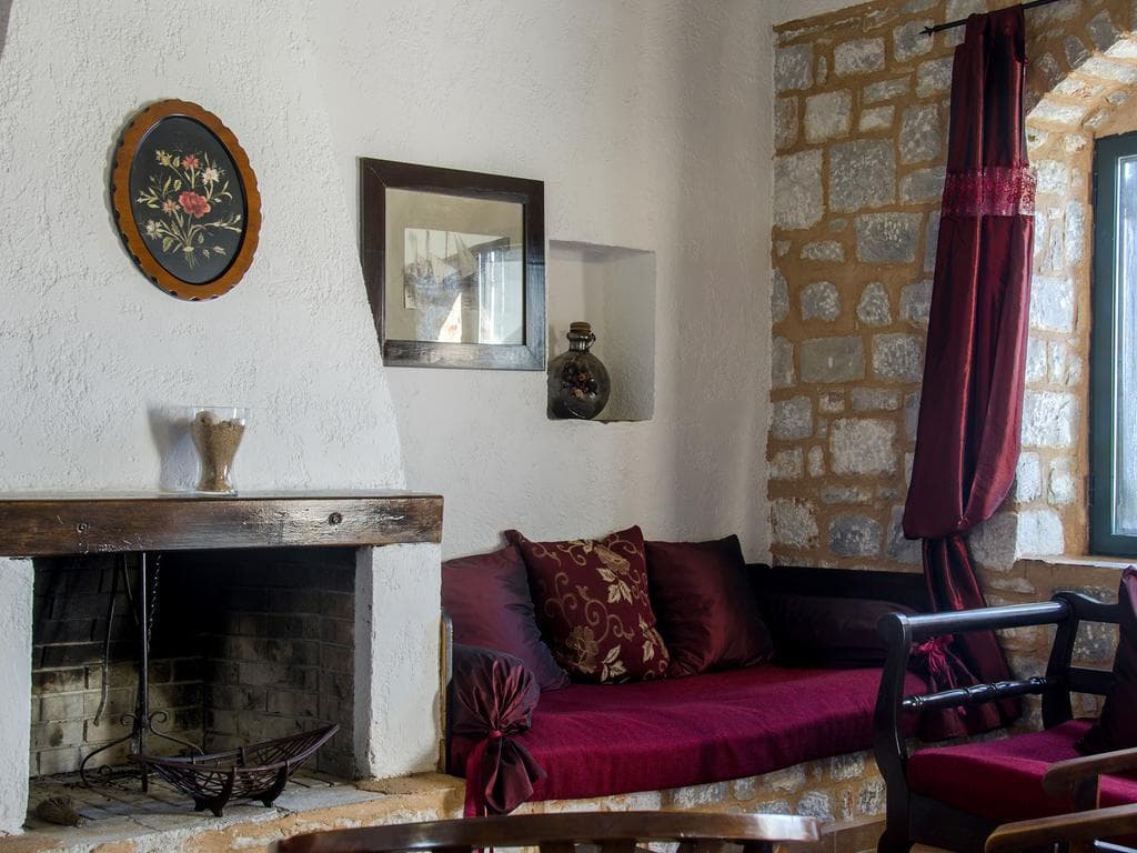 A studio interior in local stone