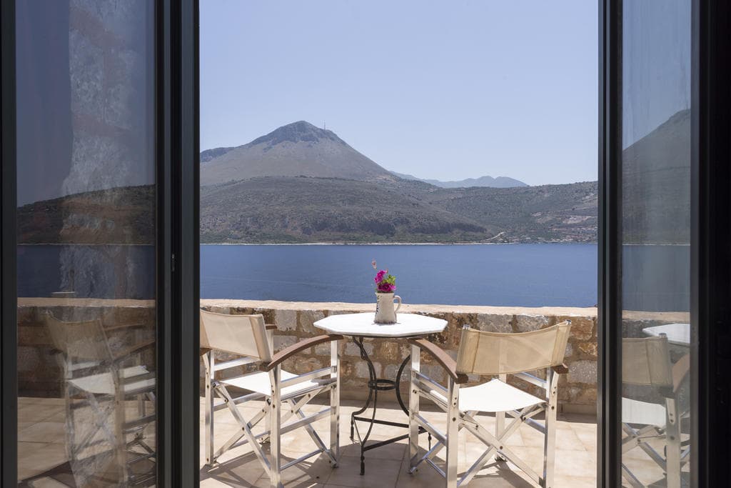 Stone terraces above the water at Selana Studios