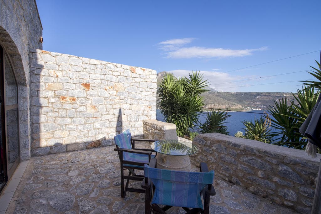 A balcony over the water